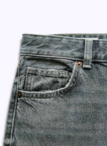 Zara Wide Leg High Rise Jeans