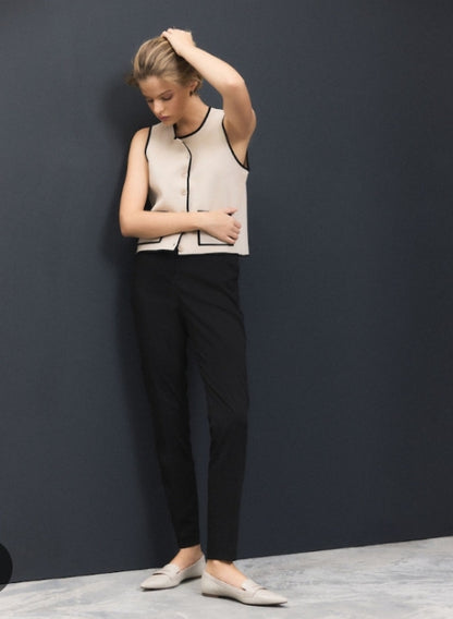 Black Skinny Tailored Trouser