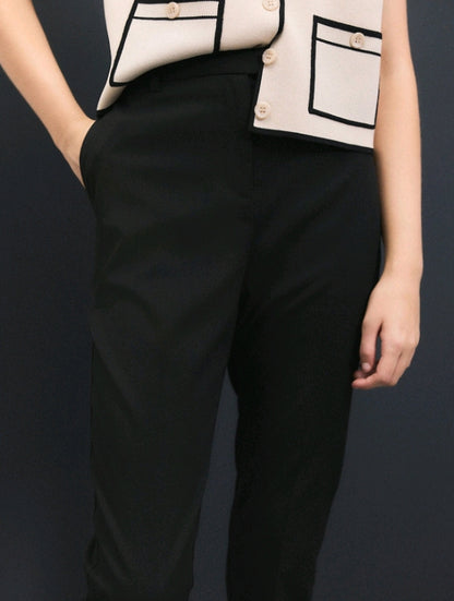 Black Skinny Tailored Trouser