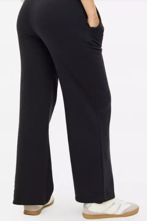 Black Wide Leg Joggers