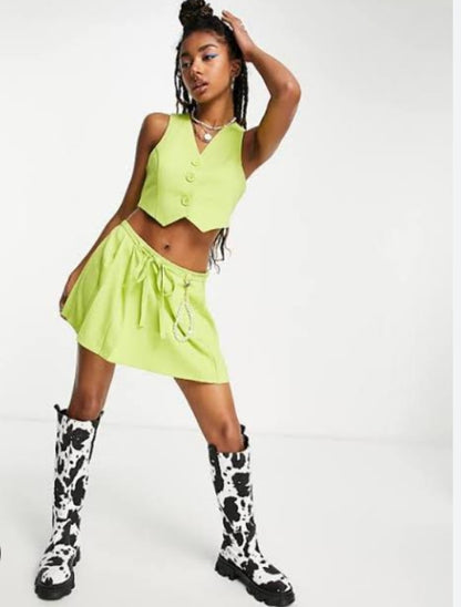 Collusion Waistcoat Light Green