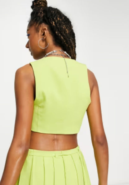 Collusion Waistcoat Light Green