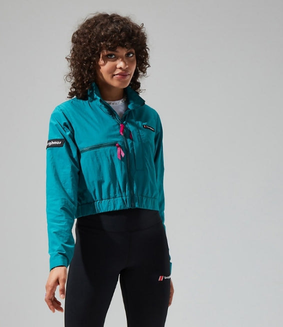 Woman's Cropped Co-ord Jackets - Dark Turquoise