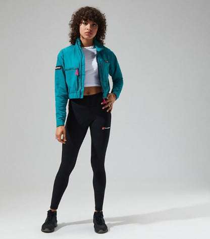 Woman's Cropped Co-ord Jackets - Dark Turquoise
