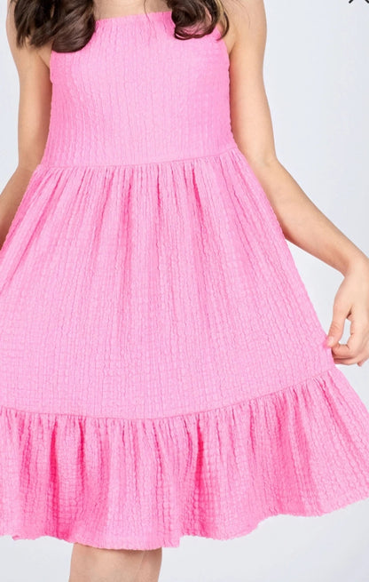 Kyron Girls' Crinkle Fabric Dress