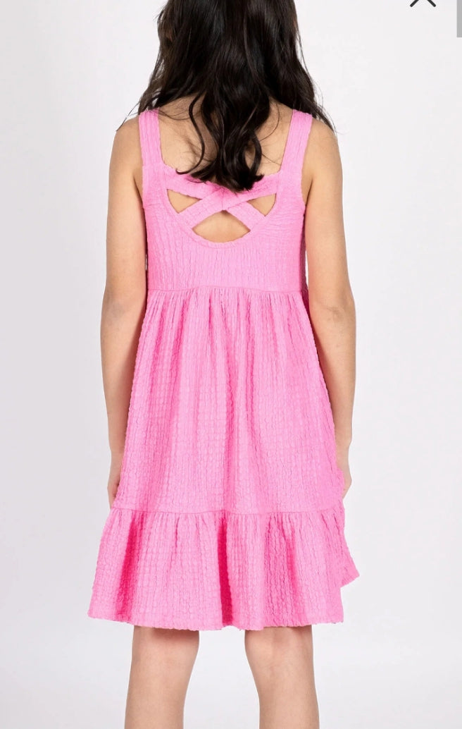 Kyron Girls' Crinkle Fabric Dress