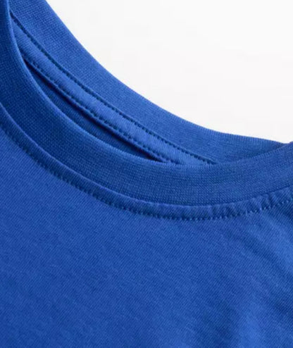 2 Pack Blue Sports Crew Neck T-Shirts