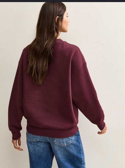 Dark Burgundy San Francisco Logo Sweatshirt