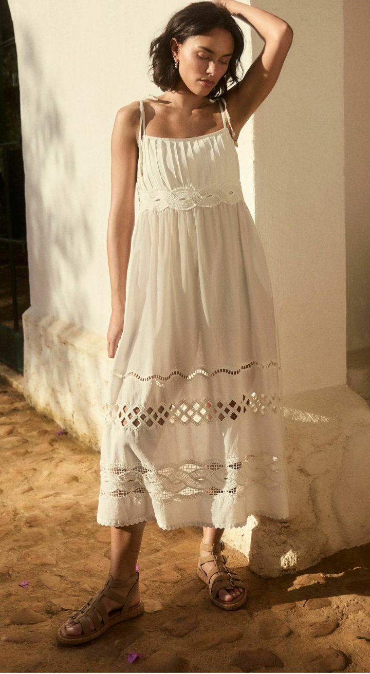 Bandeau Midi Dress