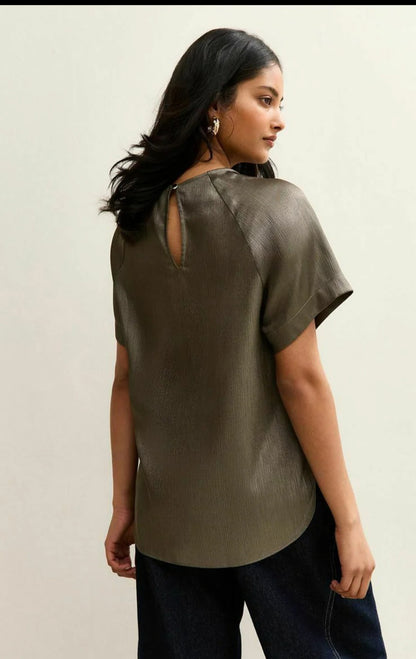 Crew Neck Blouse