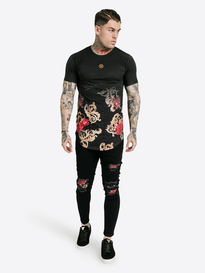 Dani Alves Short Sleeve Curved Hem Tee