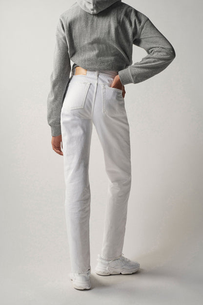 Own. 90's Straight Leg Jeans White