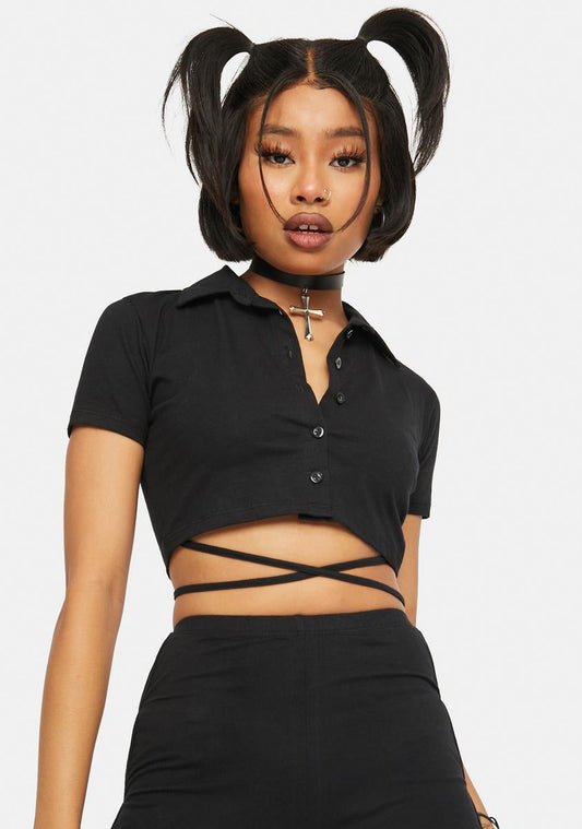 Valtina Top Black