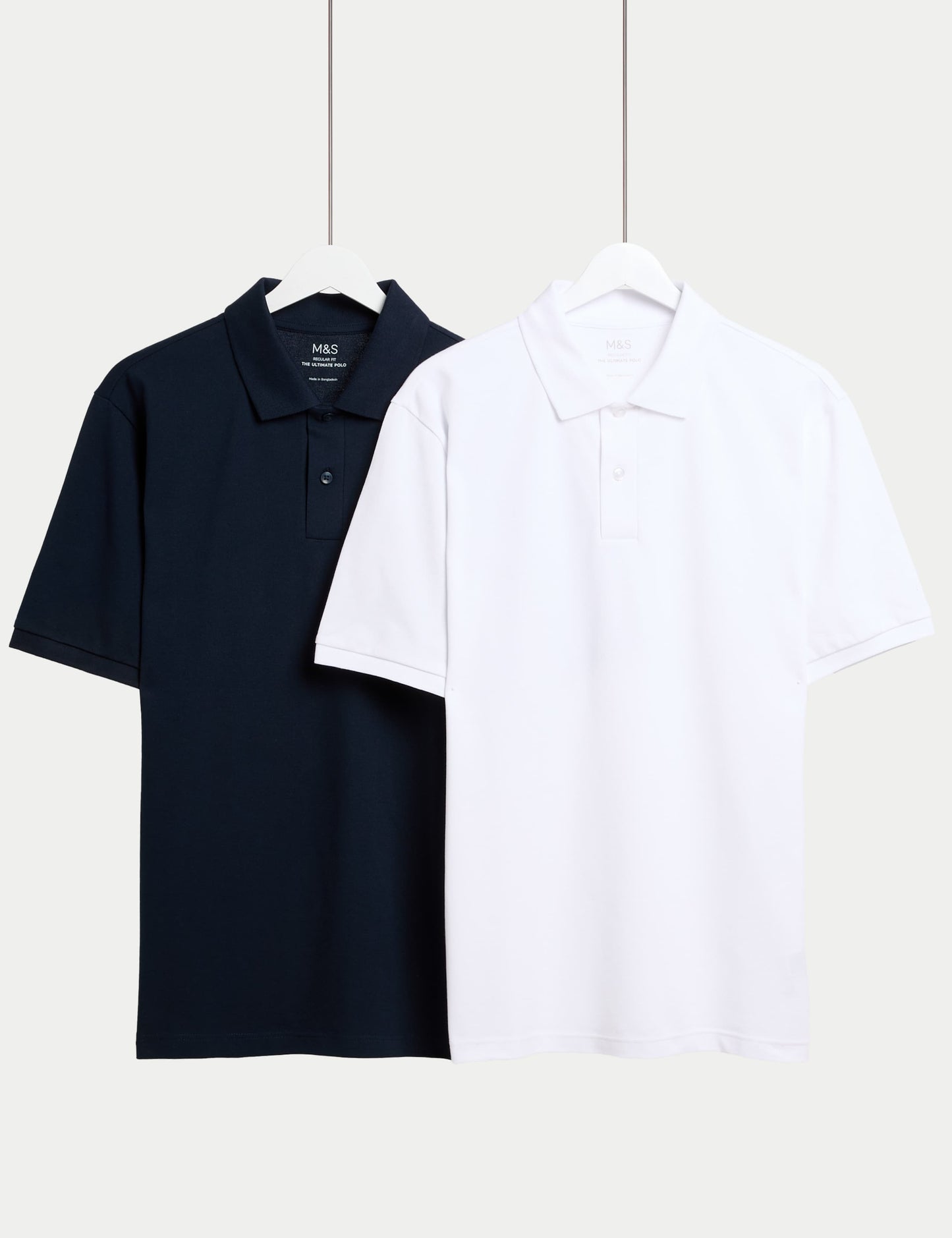Ultimate 2 Pack Cotton Rich Polo Shirt