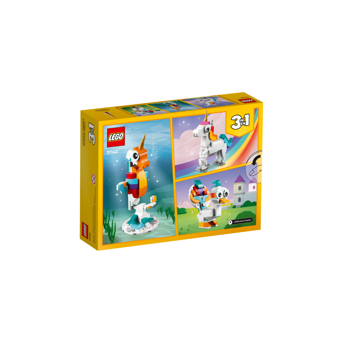 LEGO Creator 3-in-1 31140 Magical Unicorn