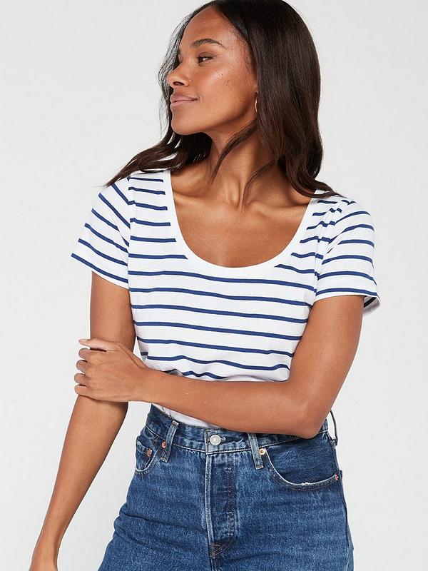 Everyday 2 Pack Essential Scoop Neck T-shirt - Multi