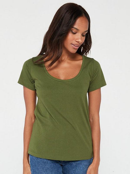 Everyday 2 Pack Essential Scoop Neck T-shirt - Multi