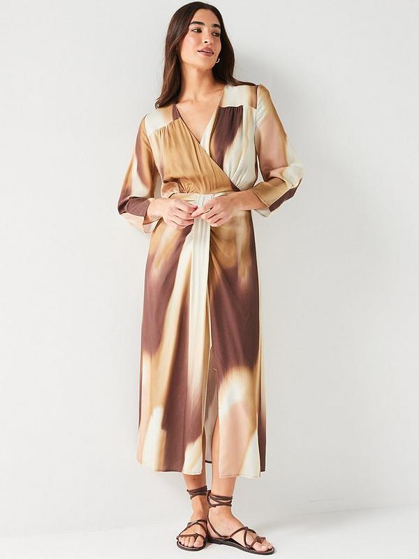 V by Very Ombre Print Dress