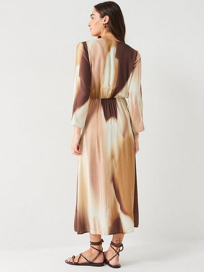 V by Very Ombre Print Dress