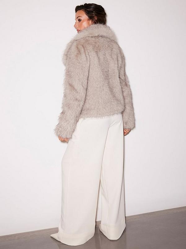 Premium Wide Leg Tailored Trousers by Michelle Keegan