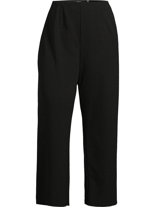 Vero Moda Curve High Waist Super Wide Leg Pant - Black