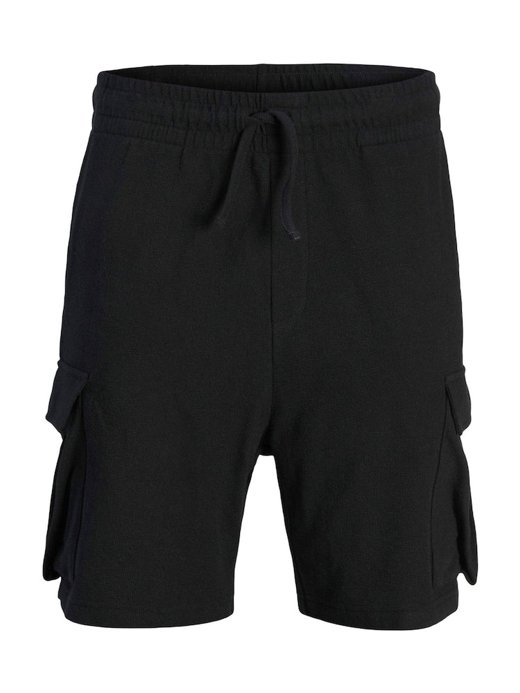 Jack & Jones Osmos T-Shirt Cargo Shorts Set - Black