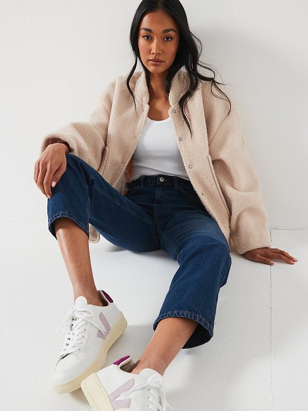 V by Very High Waist Mom Jeans - Dark Wash