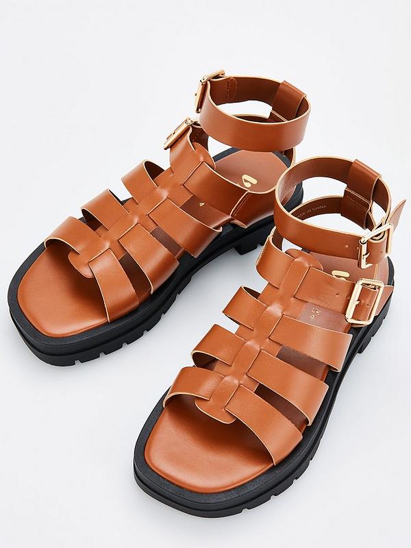 V by Very Gladiator Chunky Sandal - Tan