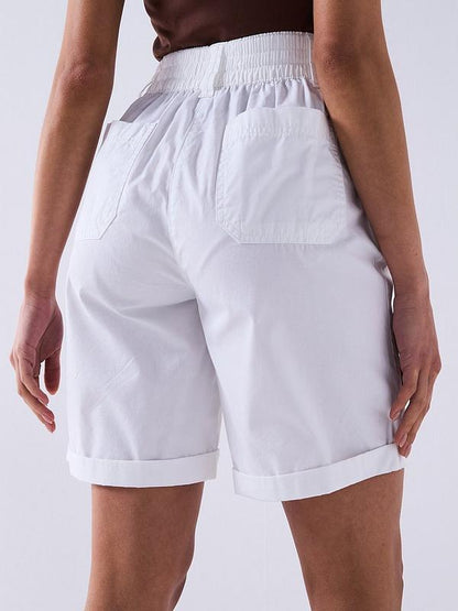 Everyday 2 Pack Poplin Shorts - Navy/White