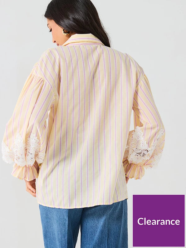 Seam Detail Stripe Shirt