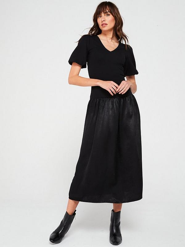 V by Very Woven Mix Midaxi Dress