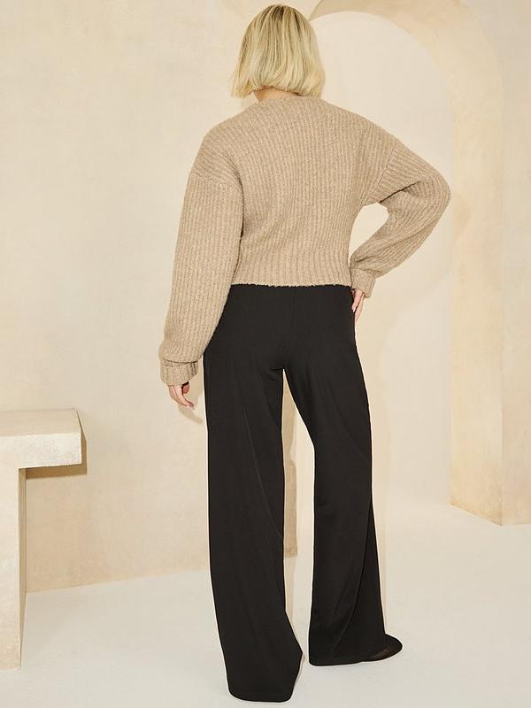 Smart Straight Leg Jogger - Black