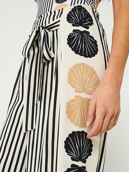 V by Very Side Panel Placement Beach Trouser - Print