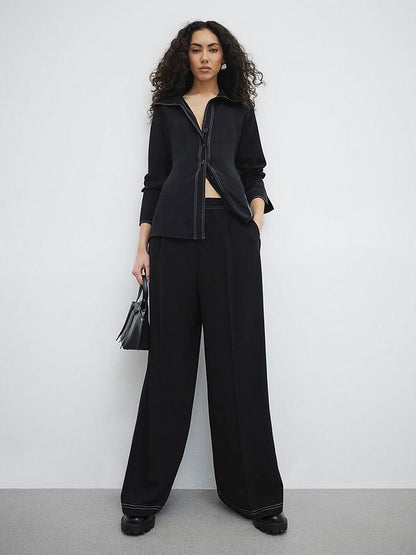 River Island Contrast Stitching Tailored Trouser