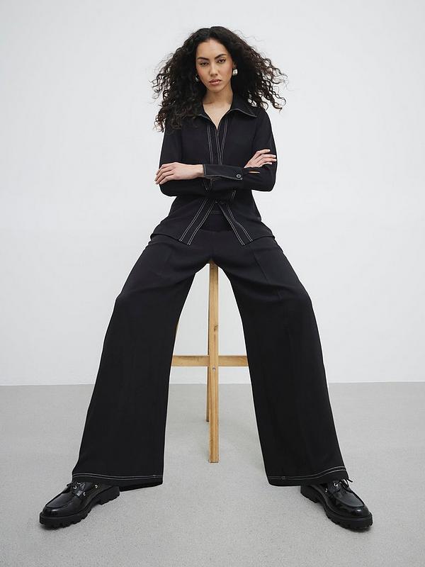 River Island Contrast Stitching Tailored Trouser