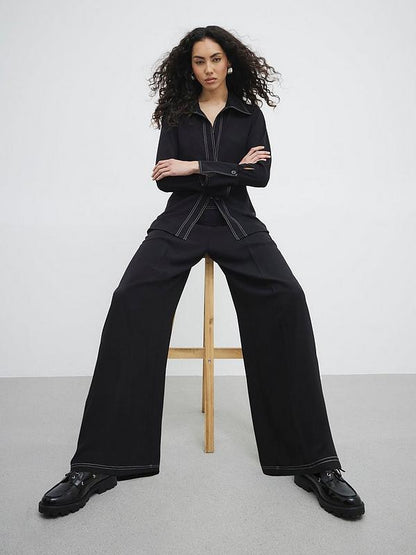 River Island Contrast Stitching Tailored Trouser