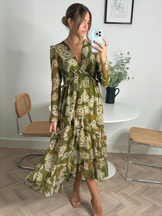 Birdie Dress - Green