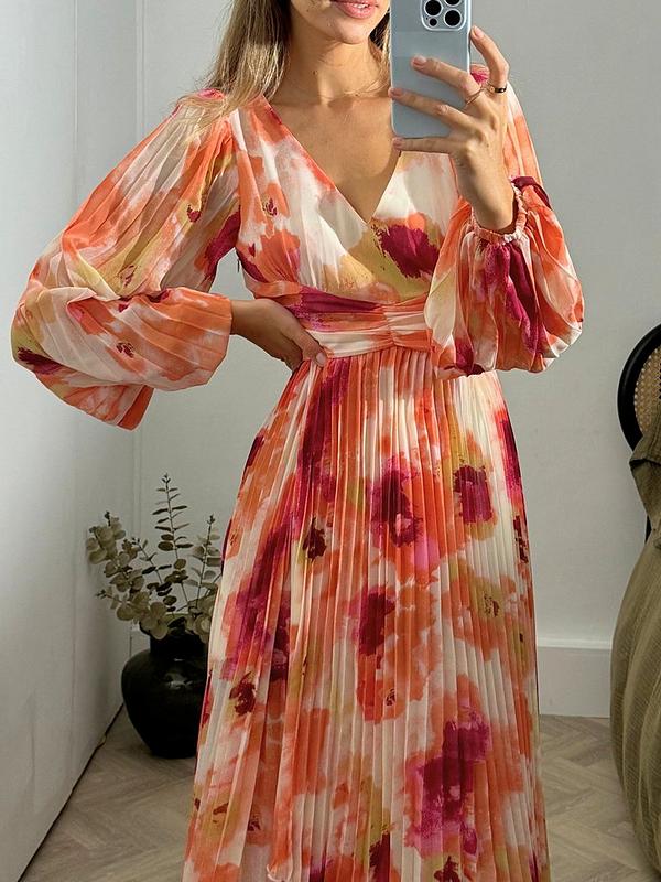 Style Cheat Toni Midi Dress - Rust Orange