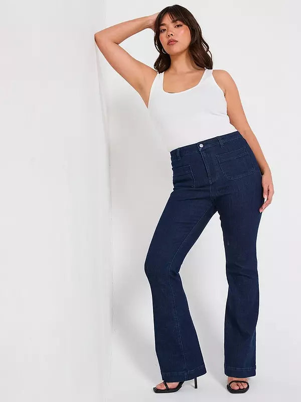 V by Very Curve Kickflare Jean - Dark Wash