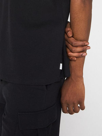 Jack & Jones Osmos T-Shirt Cargo Shorts Set - Black