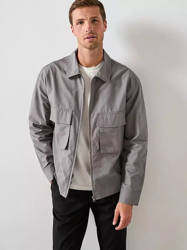 Tech Overshirt - Light Grey