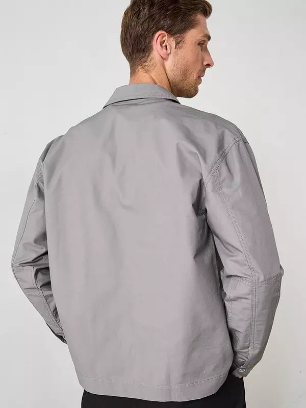 Tech Overshirt - Light Grey