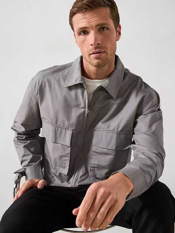 Tech Overshirt - Light Grey