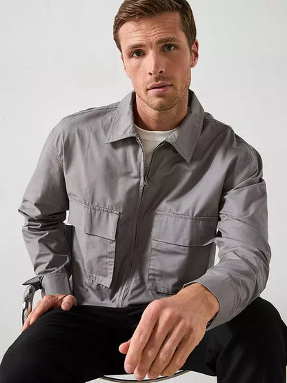 Tech Overshirt - Light Grey