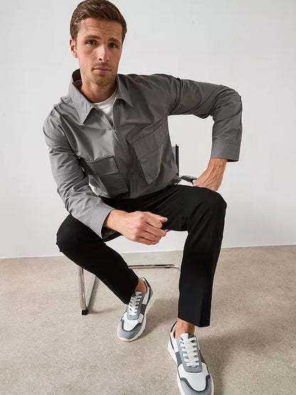 Tech Overshirt - Light Grey