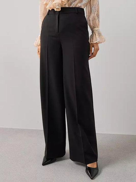 Black Wide Leg Trouser