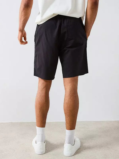 Very Man Lyocell Blend Shorts - Black
