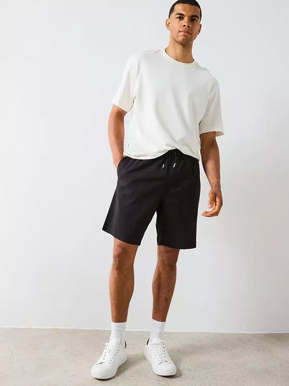Very Man Lyocell Blend Shorts - Black
