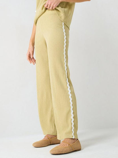 Rik Rak Boxy T-shirt and Wide Leg Trousers