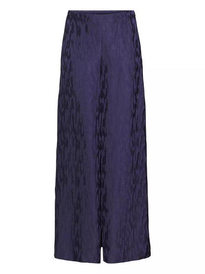 High Waist Wide Leg Trousers and Top Set